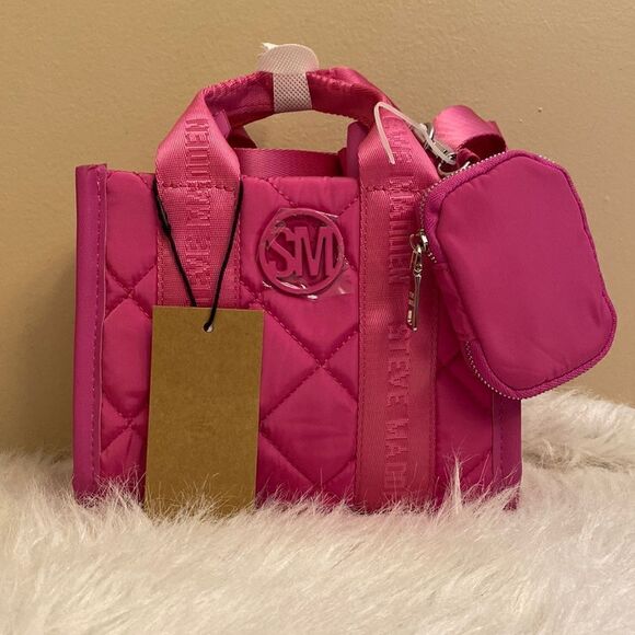 NWT Steve Madden Crossbody Bag w/ AirPod Case - Pink - Picture 1 of 10